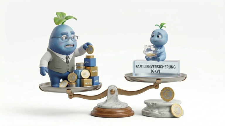 Kinderdepot und Familienversicherung